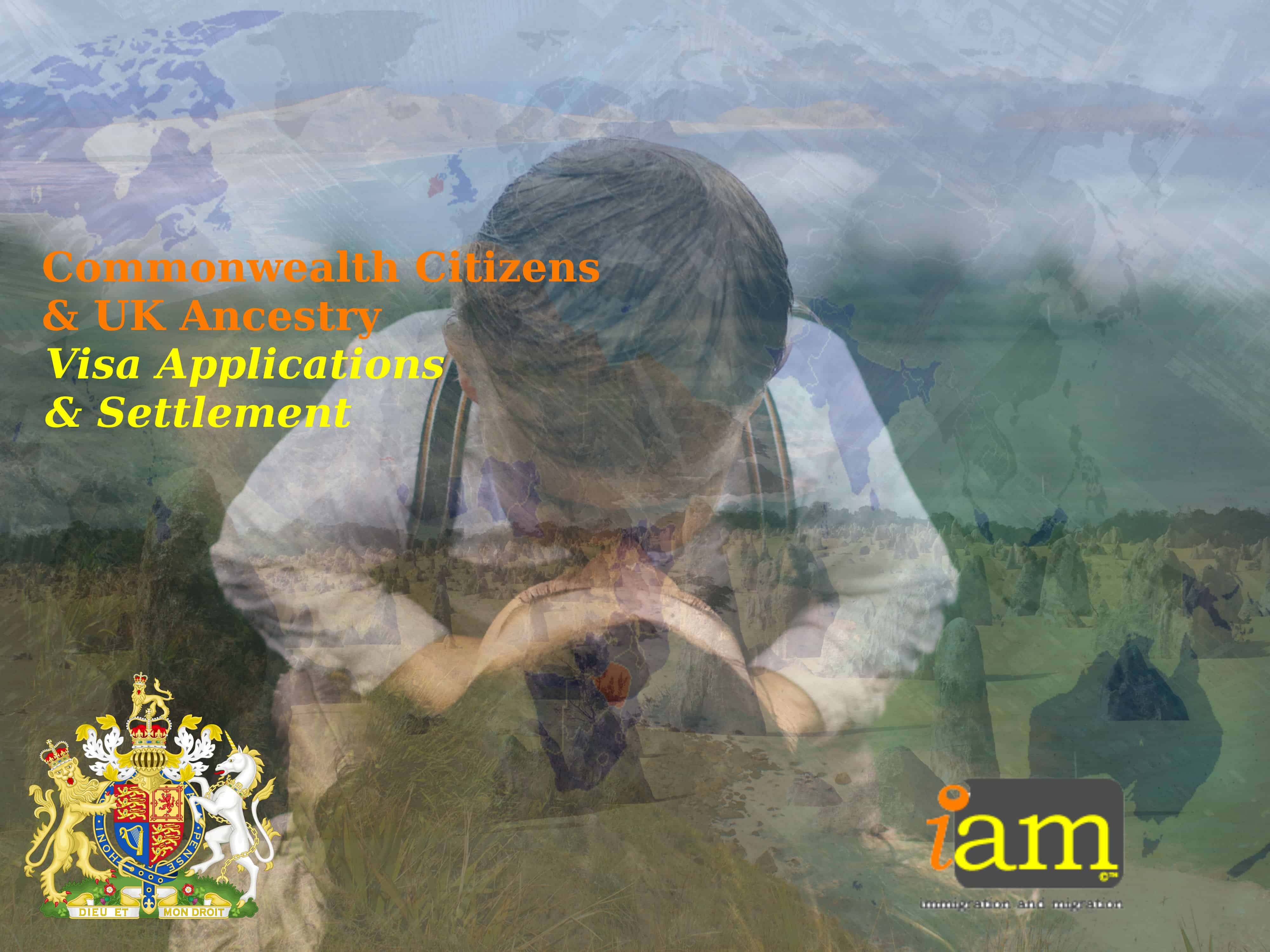 uk ancestry visa applications - ancestry and commonwealth visa UK applications with iam