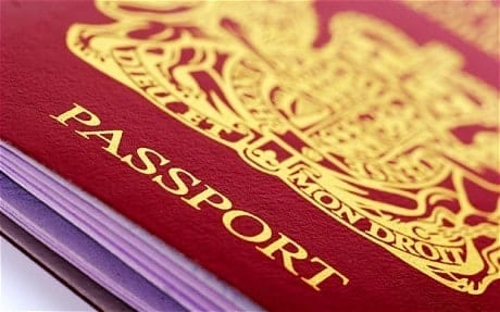 British Passport under 16