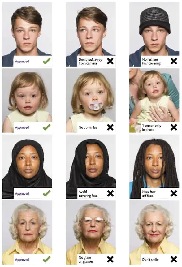 passport photo requirements usa