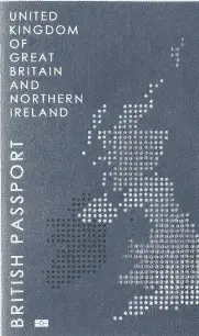 New British Passport Design - Design 2 by Hannah Perry
