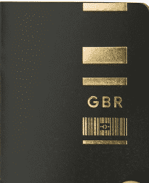 British Passport Design - Design 4 by Eric Wong & Elliot Jefferies