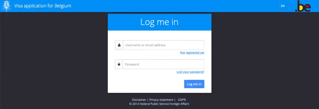 belgium tourist visa from uk