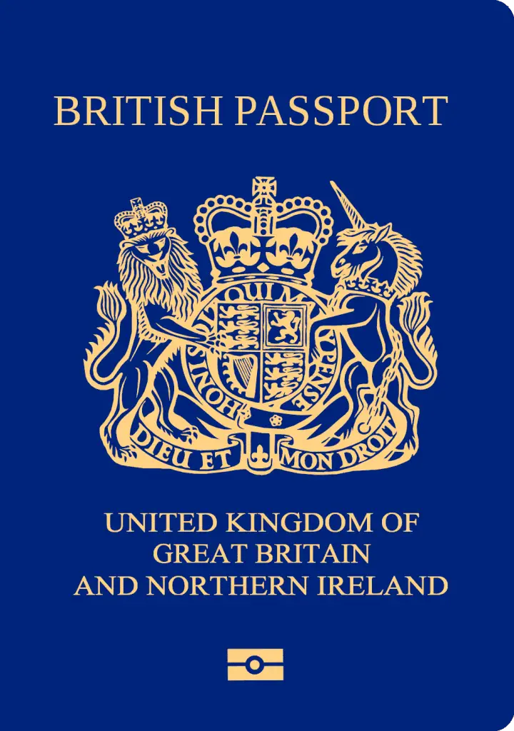 new blue british passport