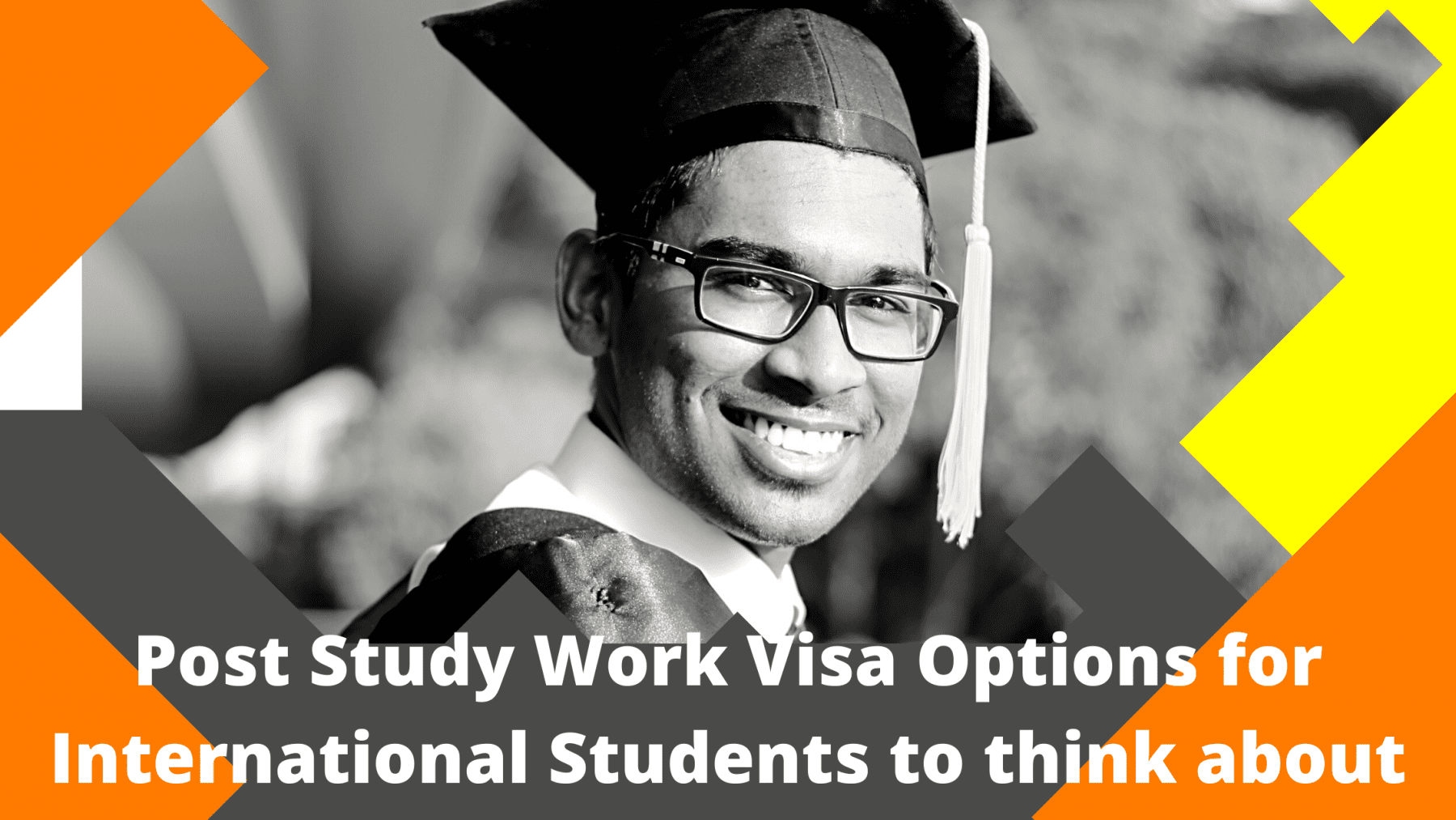 Student at Graduation - Post Study Work Visa Options for International Students to think about