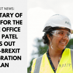 Secretary of State for the Home Office, Priti Patel sets out post-Brexit immigration plan - including a new health and care visa