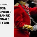 Brexit: EU countries may ban UK nationals next year