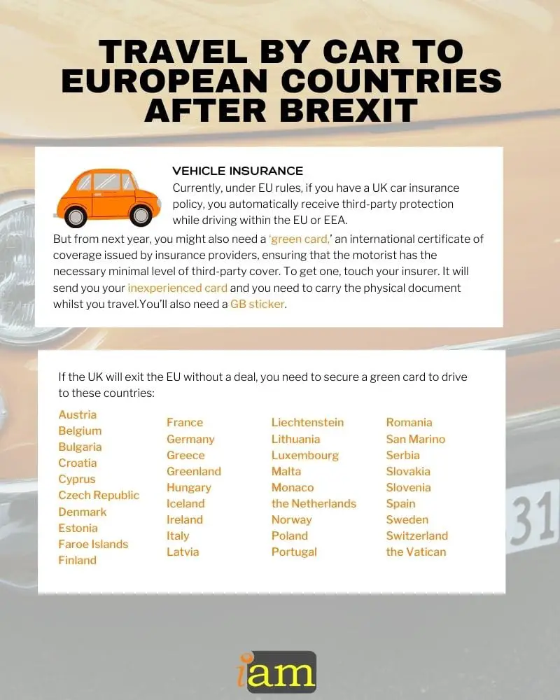 car travel in europe after brexit