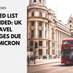 UK Red List Expanded: UK Travel Changes Due to Omicron