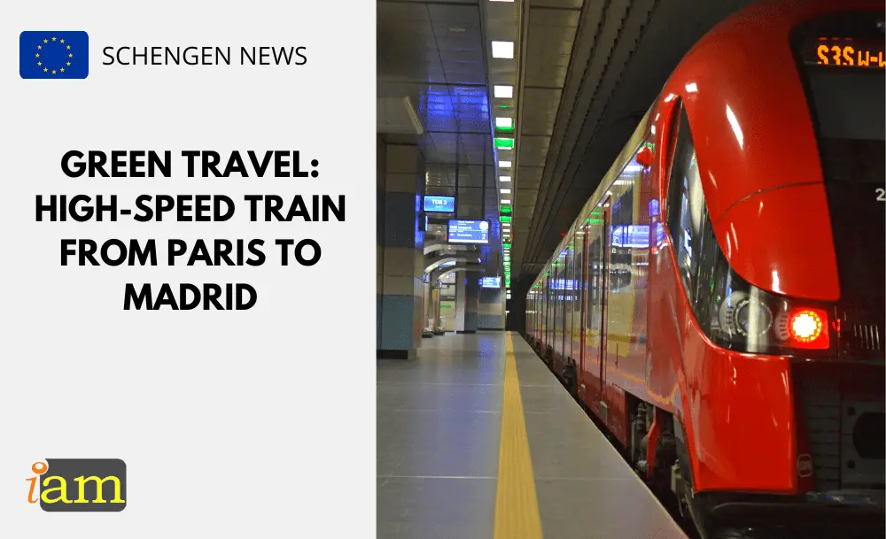 Green Travel High Speed Train From Paris To Madrid IaM